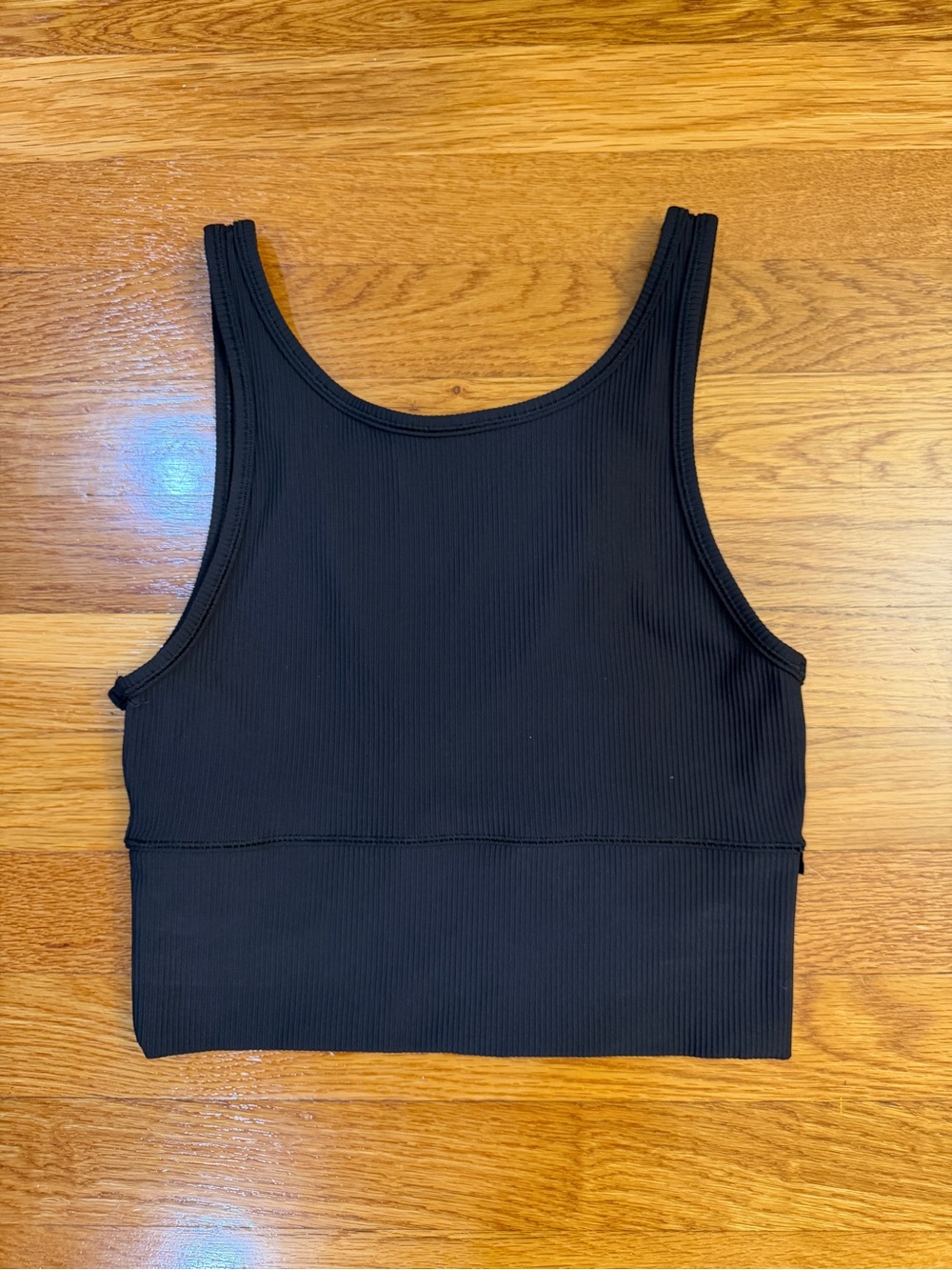 Lululemon Power Pivot Tank *Rib Black - Size EST. 6